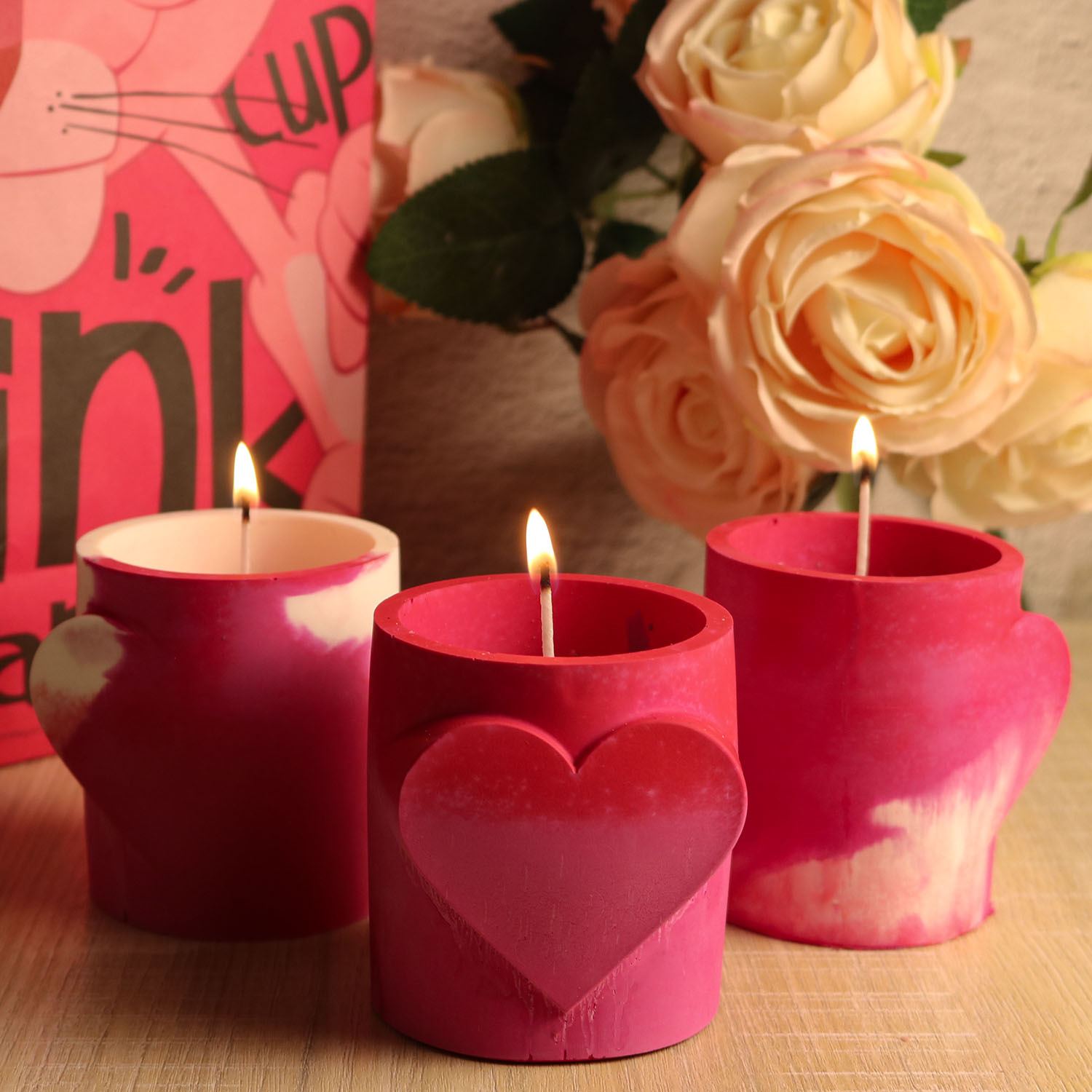 Soap Making Scents - Moule en silicone pour bougie d'amour