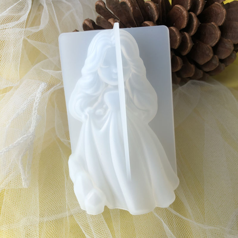 Soap Making Gifts - Moule à bougie princesse 3D en