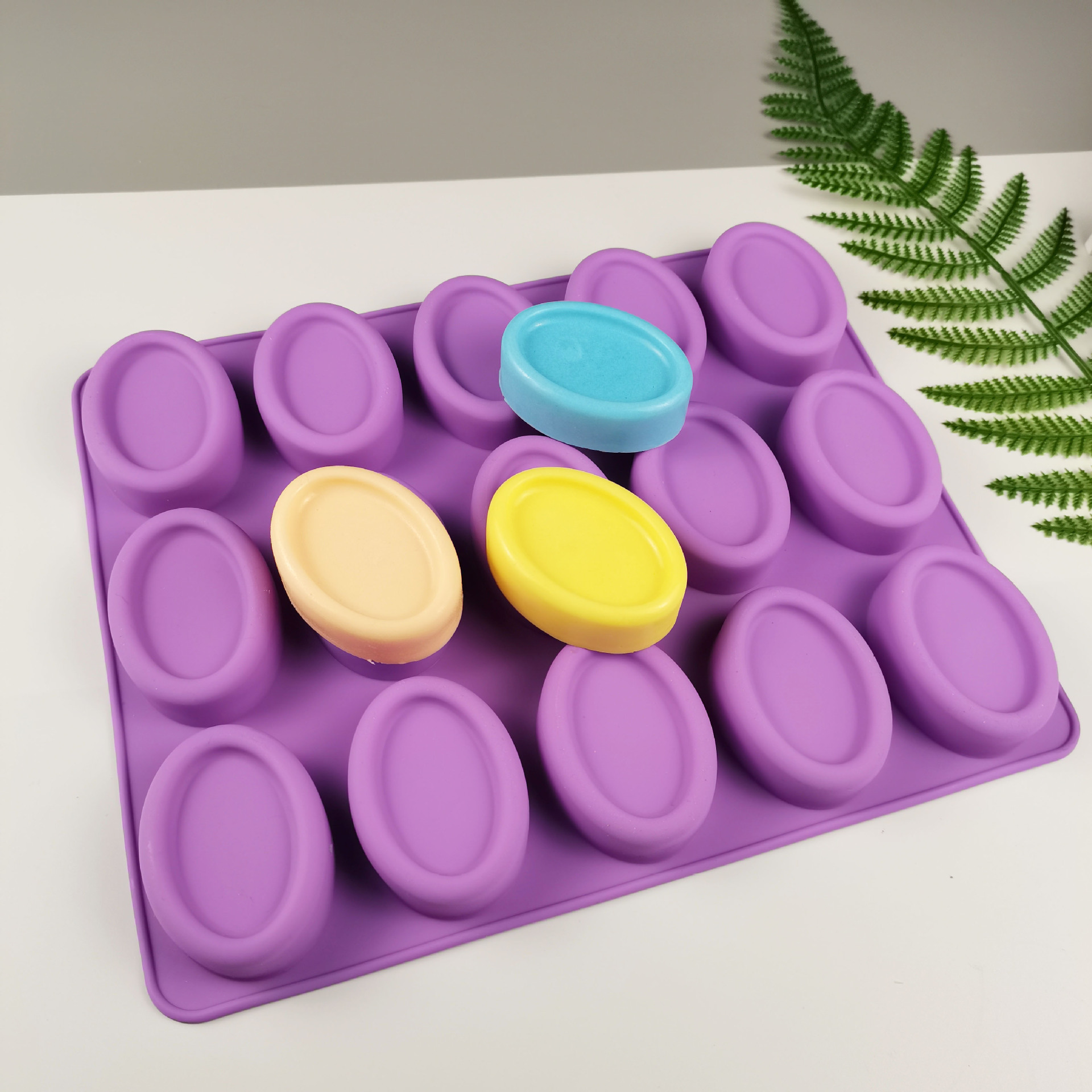 Soap Making Kit For Beginners - Moules de Regina ovales en silicone,