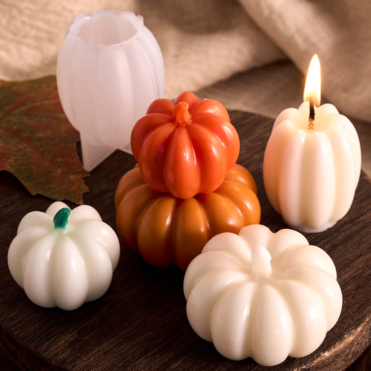 Soap Making Scents - Moule en silicone citrouille d'Halloween pour