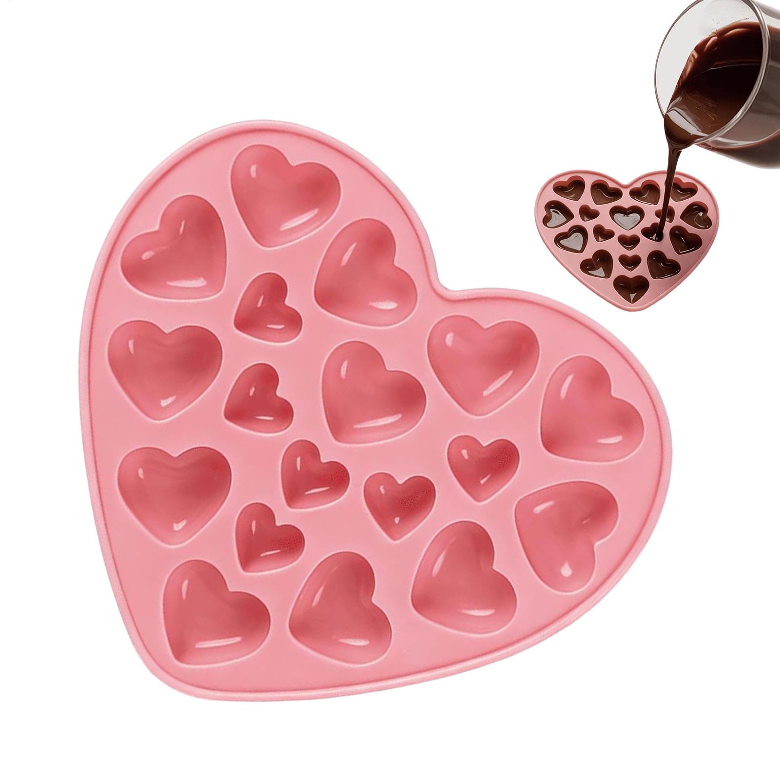Soap Making Gifts - Moule en silicone Cœur pour chocolat,