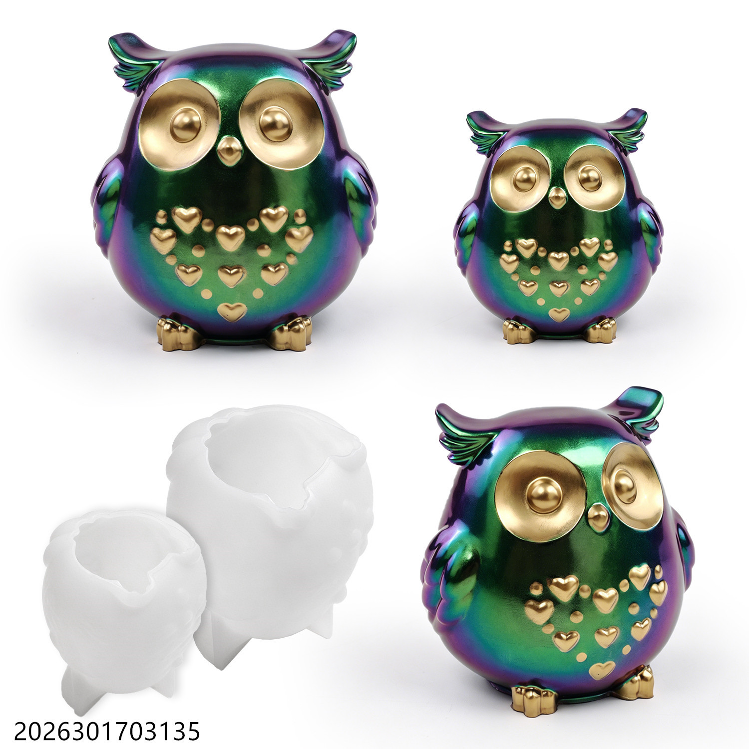 Soap Making Formula - Moule en silicone Hibou 3D en