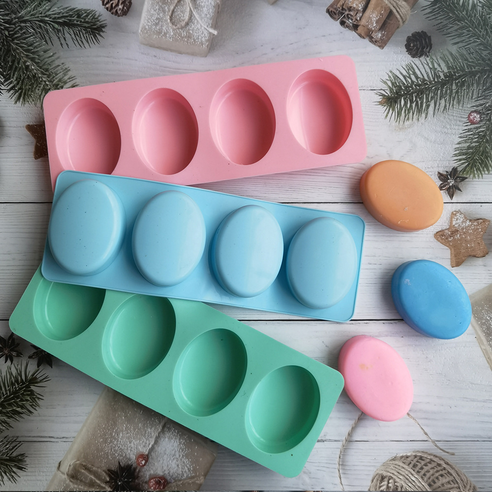 Soap Making Gifts - Moule ovale en Silicone pour savon