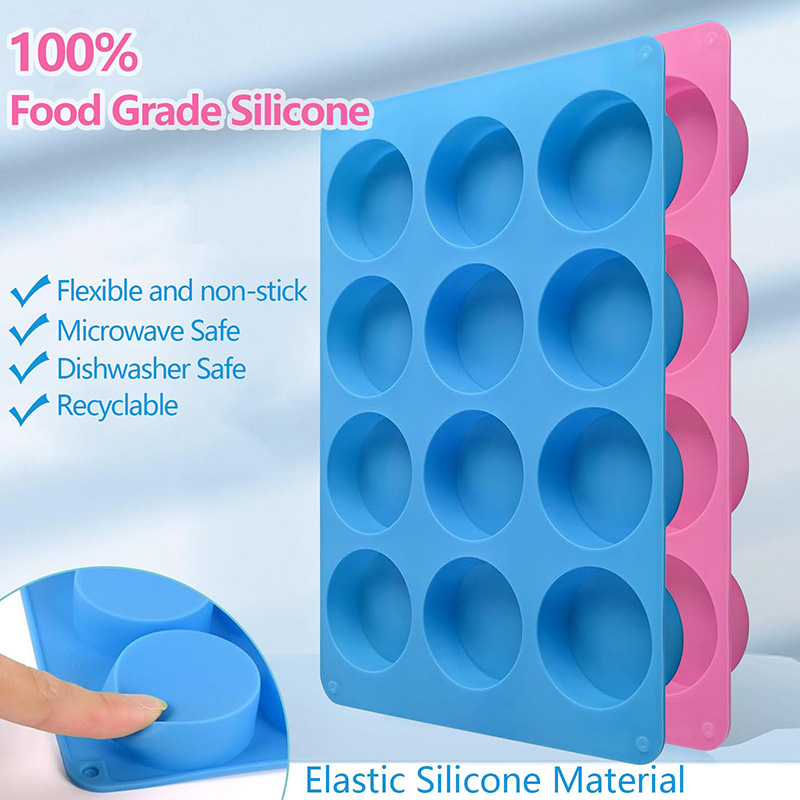 Moule en silicone rond à 12 ca - Soap Making Dish avis et prix