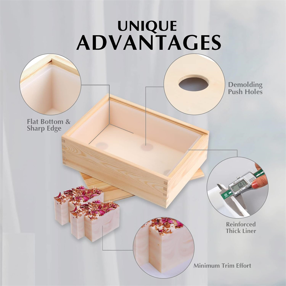 Grands moules à savon rectangu - Soap Making Kit For Beginners avis et prix