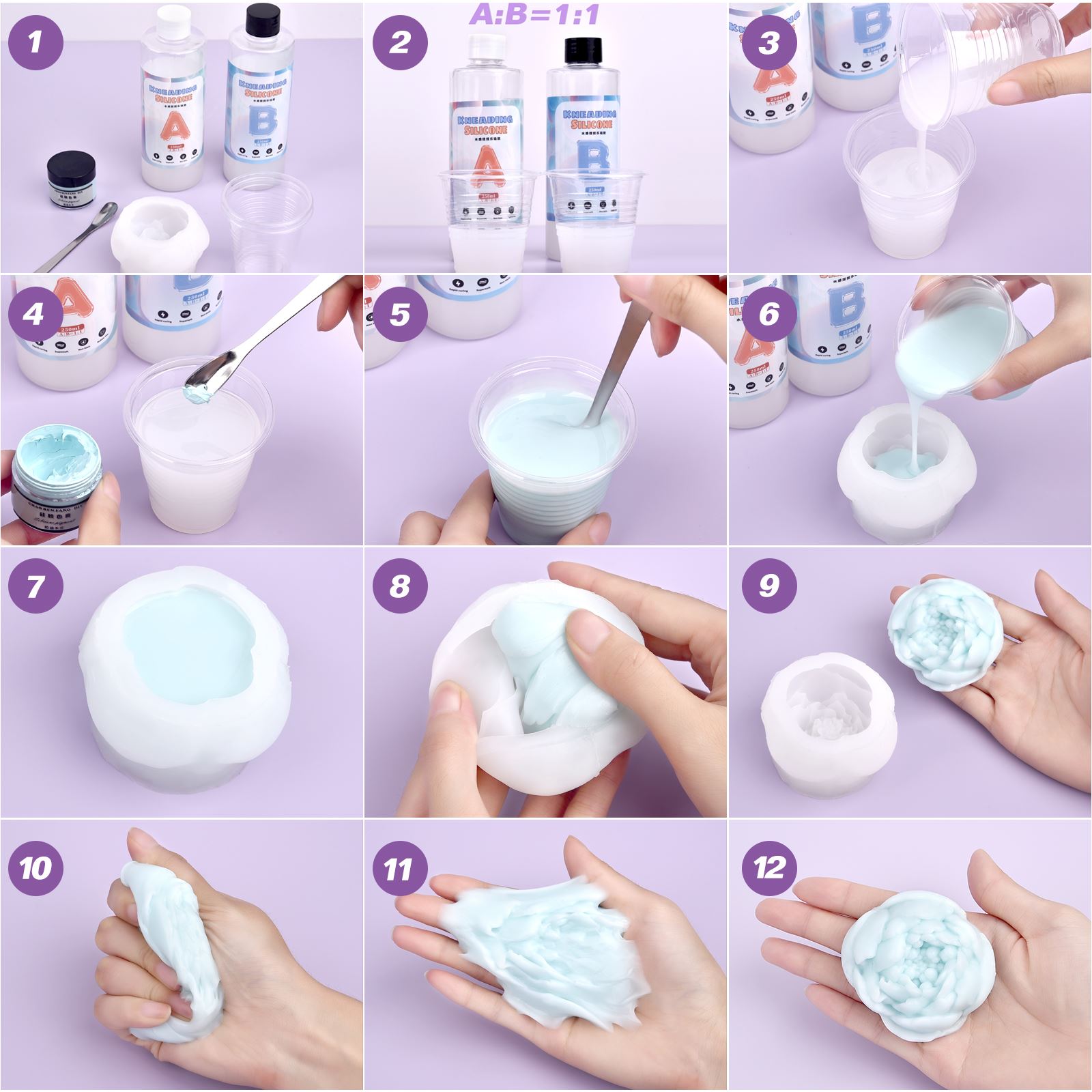 Colle en Silicone pour pétriss - Soap Making Kit For Beginners avis et prix